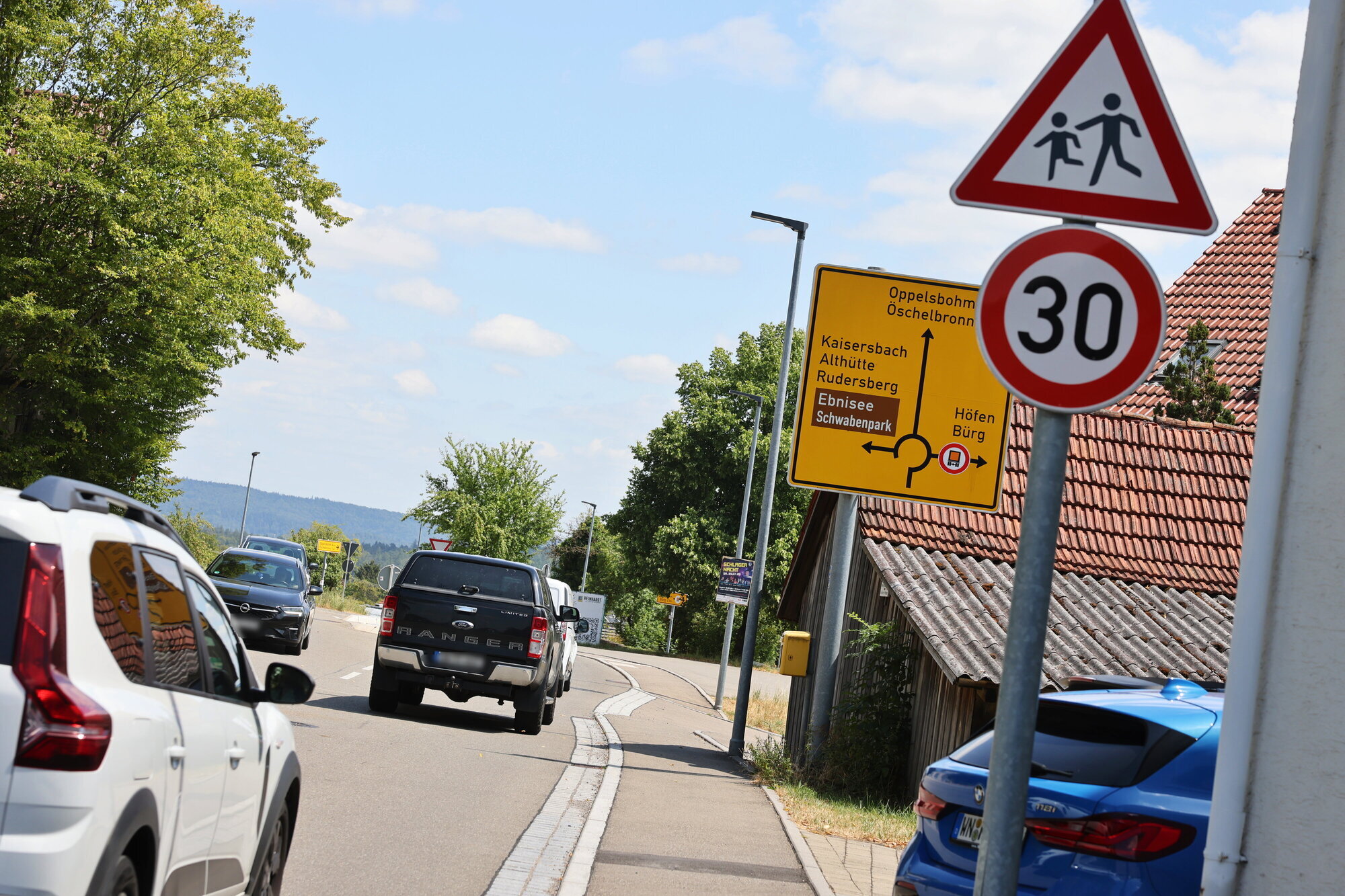 Berglen: Villagers see traffic on the state road as a safety risk