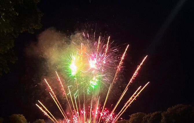 Das große Feuerwerk bildete den krönenden Abschluss.