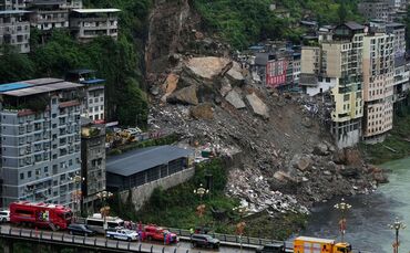 Erdrutsch in China
