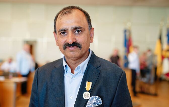 Rettungsmedaille für Taxifahrer Muhammad Afzal