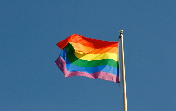 Die Regenbogenflagge – oder wie ein prominenter AfD-Politiker sie nannte: "Fahne des Todes".