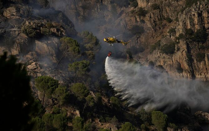 Waldbrände in Spanien
