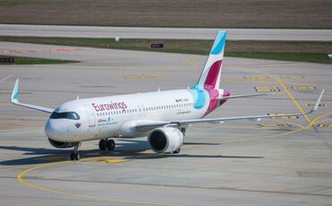 Der Aribus A320 war in der Luft als, der Blitz einschlug. (Symbolbild)