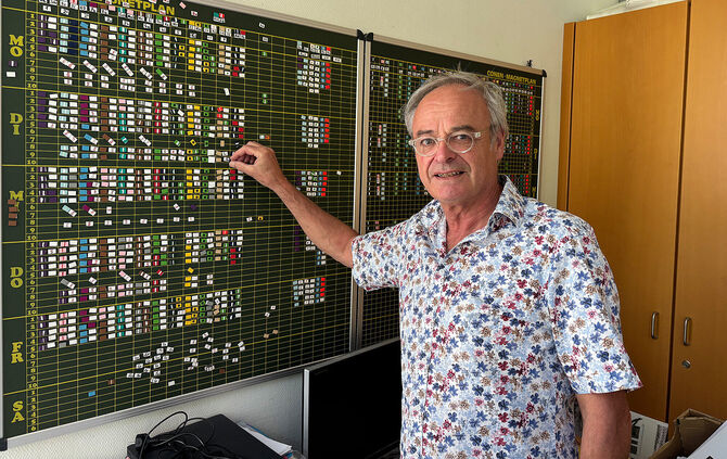 Gottfried Götz, langjähriger Rektor der Bodenwaldschule in Winnenden.
