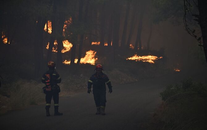 Waldbrände in Griechenland