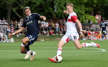 Chris Führich machte im Testspiel gegen den Paris FC ein gutes Spiel.