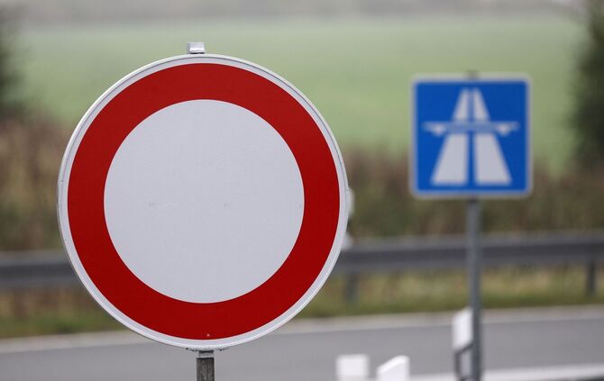 Sperrung auf A6-Brücke