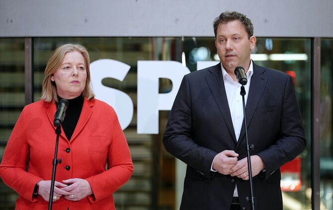Bärbel Bas und Lars Klingbeil