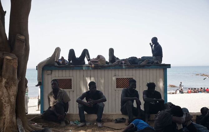Migranten in Spanien - Ceuta
