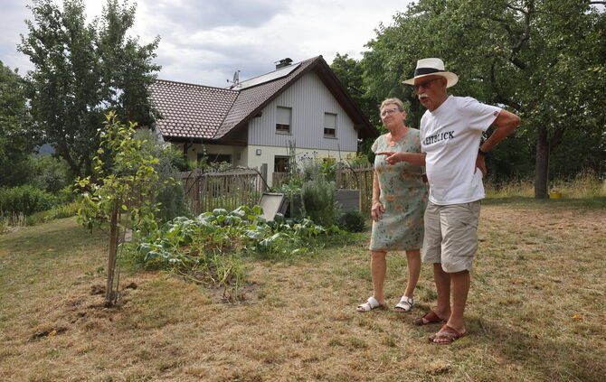 Frieder und Ilse Gölz haben sich ein kleines Idyll geschaffen.