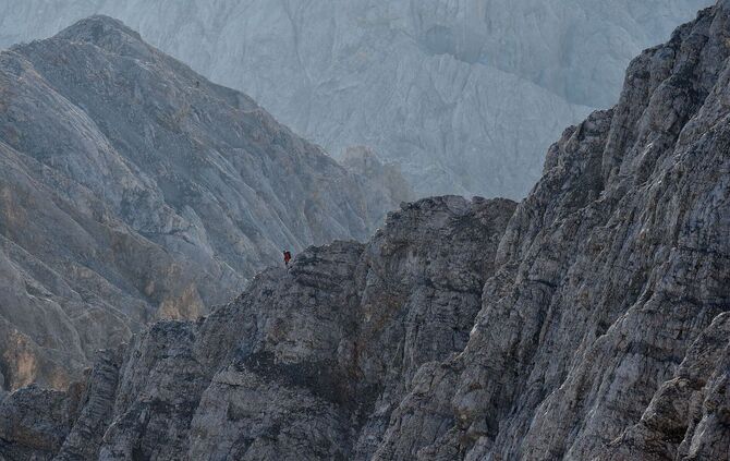 Jubiläumsgrat nahe der Zugspitze