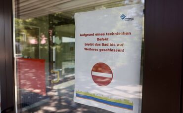 Das Hallenbad Hegnach ist wegen eines technischen Defekts der Wasserfilter aktuell geschlossen.