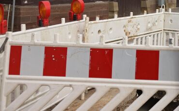 Baustelle an der Olgastraße. Symbolbild.