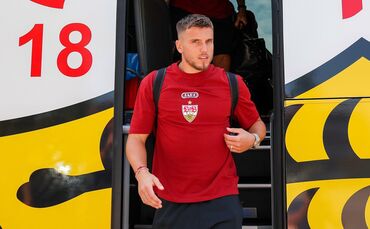 Ermedin Demirovic ist nach seiner WM-Pause wieder im Kreise der VfB-Mannschaft.