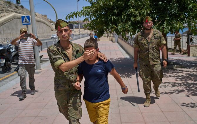 Migranten in Spanien - Ceuta