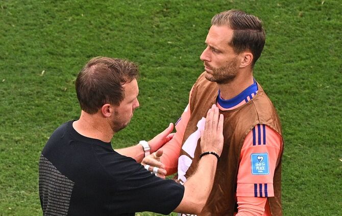 Julian Nagelsmann und Oliver Baumann