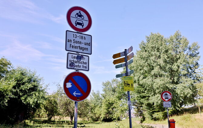 Halteverbotsschilder alle 50 Meter: Die Beschilderung am Hörnleskopf soll ergänzt werden.