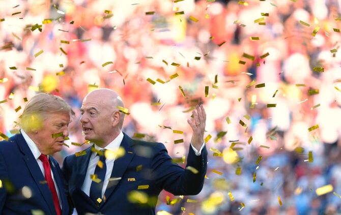 Donald Trump und Gianni Infantino