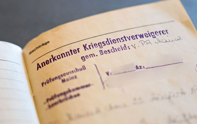 Anerkannter Kriegsdienstverweigerer