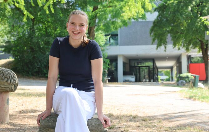 Lea Ackermann hat 1,0 am Salier-Gymnasium geschafft.