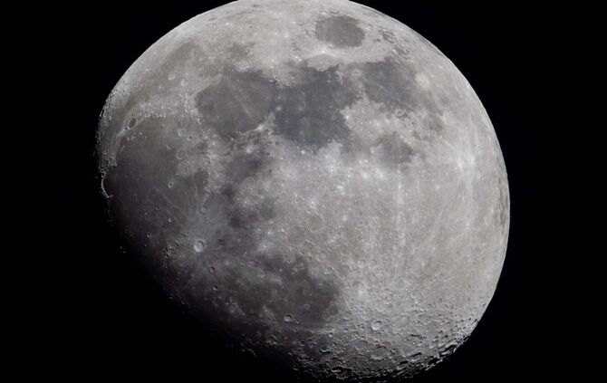 Mond am Himmel