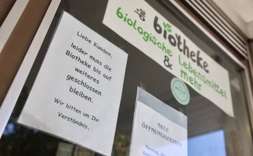 Die Biotheke in Rommelshausen hat seit mehreren Wochen zu - macht sie wieder auf?