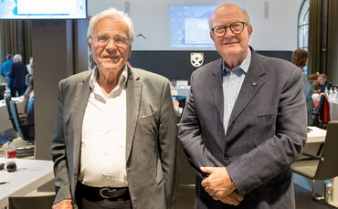 Alt-OB Kübler (links) und Manfred Bantel legen Widerspruch ein.
