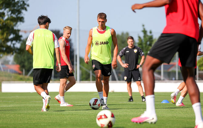 Grischa Prömel bei einer Trainingseinheit in Grassau.