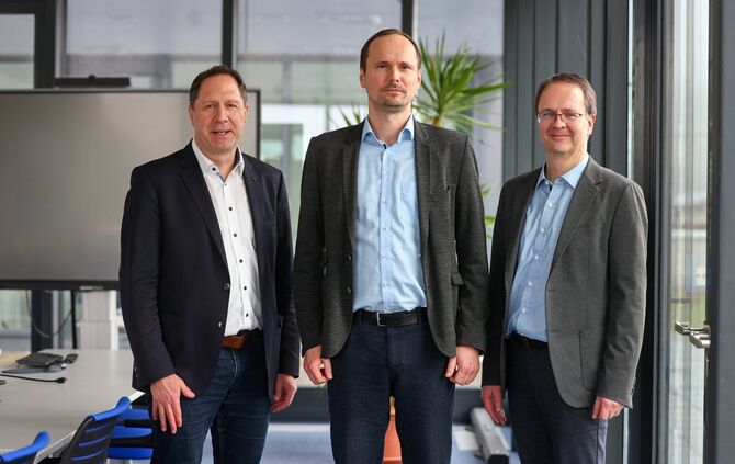 Haben bei den Stadtwerken Winnenden das Sagen: Aufsichtsratsvorsitzender Hartmut Holzwarth, technischer Prokurist Artur Mantel,