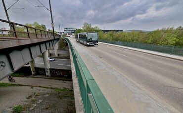 Am Montag, 10. August, wird die K1856-Brücke zwischen Rommelshausen und Waiblingen halbseitig gesperrt.