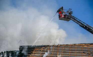 Brand in Altstadt von Schwäbisch Gmünd