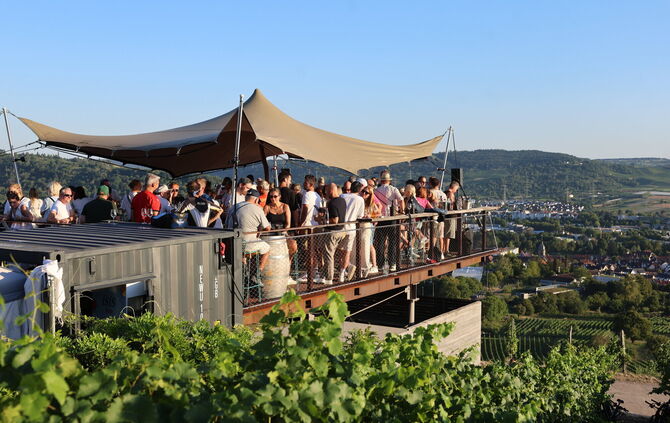 Die "Sunset Lounge" war am 8. August mehr als gut besucht.