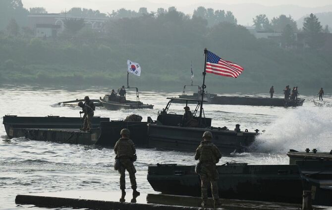 USA und Südkorea bei Militärübung «Ulchi Freedom Shield»