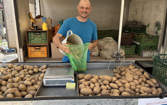 Wie die weitere Kartoffelernte ausfällt, wenn es weiter so heiß bleibt, ist noch nicht abzusehen. Aktuell seien jetzt schon Einb