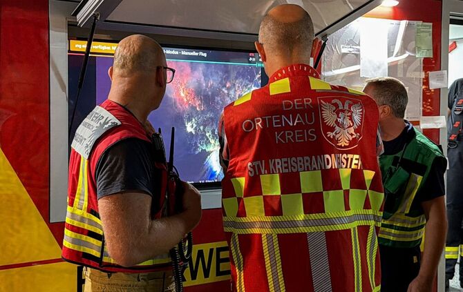 Waldbrand im Ortenaukreis