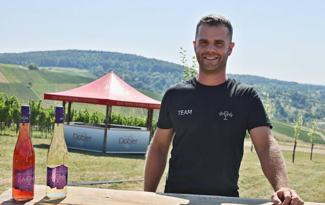 Andreas Dobler (35) hat mit seiner ursprünglich ziemlich spontanen Idee für ein Wein-Techno-Fest eine Marke geschaffen.