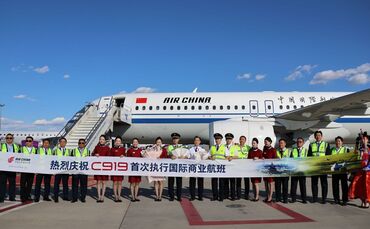 Chinas Passagierjet C919 absolviert ersten Linienflug