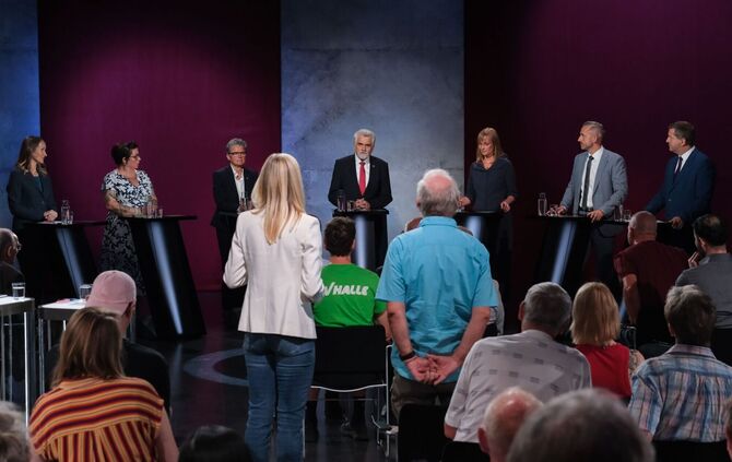 MDR-Wahlarena zur Landtagswahl in Sachsen-Anhalt