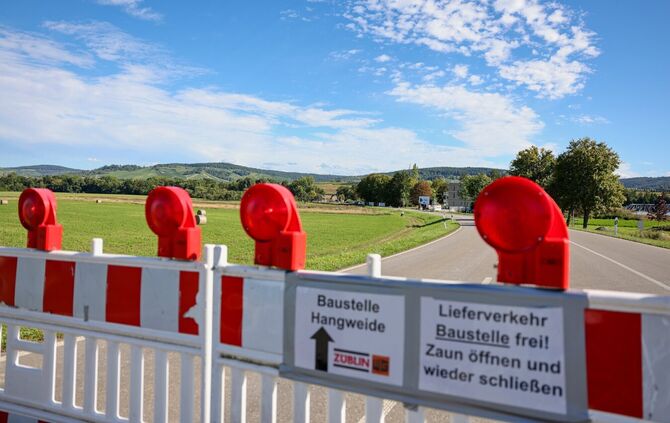 Bereits Sommer bis Winter 2025 war die K 1857 zwischen Rommelshausen und Stetten wegen der Hangweide längere Zeit gesperrt - jet