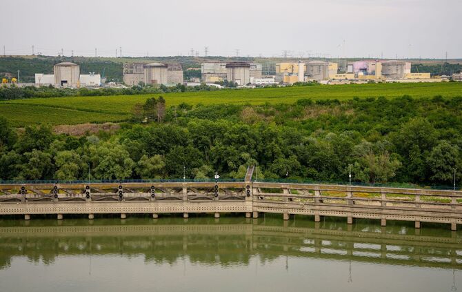 Niedrigwasser der Donau in Rumänien