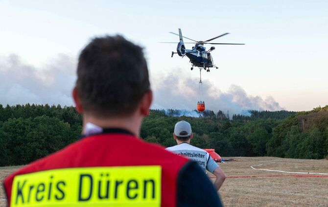 Waldbrand im Hürtgenwald
