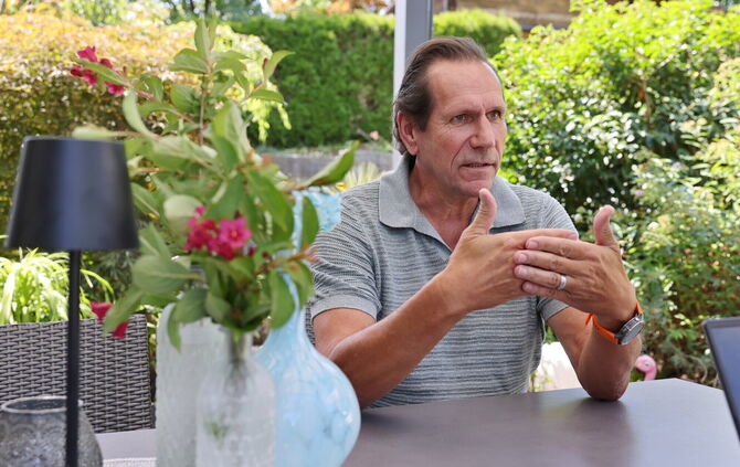 Stefan Wiesweg begleitet im Hospiz Menschen beim Sterben