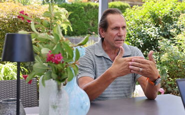 Stefan Wiesweg begleitet im Hospiz Menschen beim Sterben