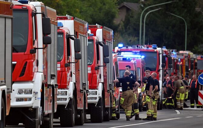 Waldbrand im Hürtgenwald