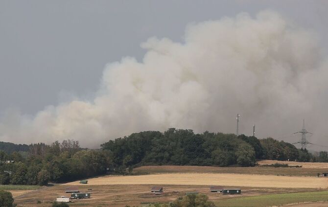 Waldbrand im Saarland