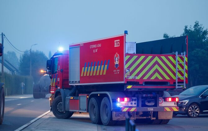 Waldbrand in Belgien
