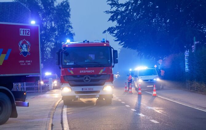 Waldbrand in Belgien