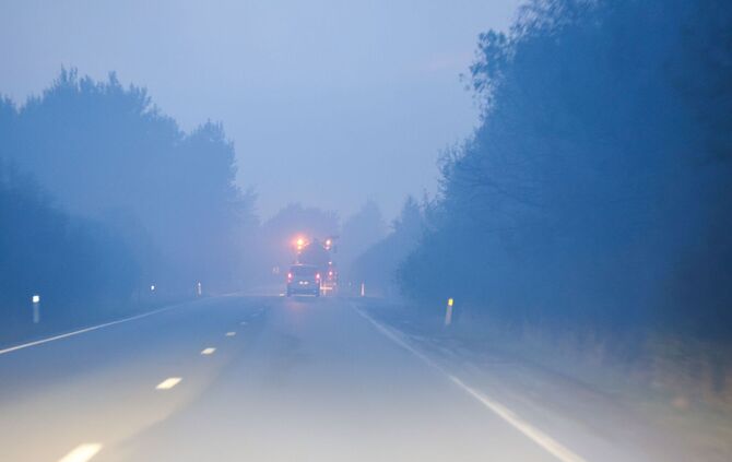 Waldbrand in Belgien