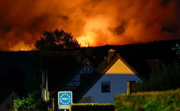 Waldbrand im Hohen Venn