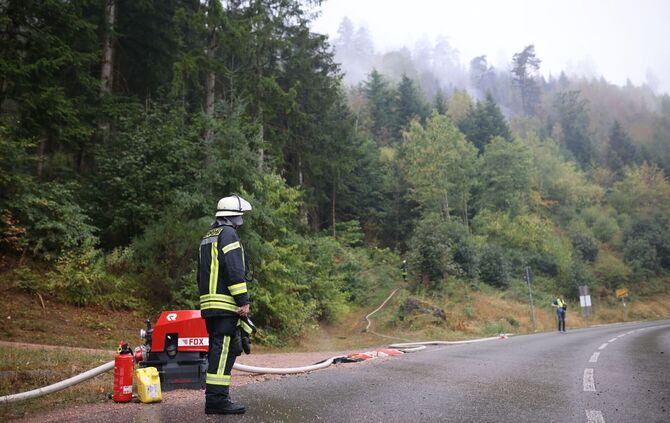 Waldbrand bei Schramberg